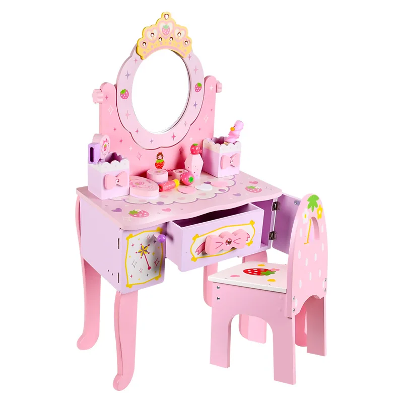 Деревянные игрушки для макияжа, ролевые Игрушки для девочек