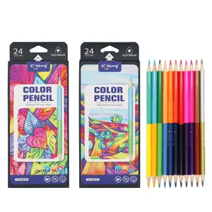 Yalong Tùy Chỉnh Màu Bút Chì 12 Pcs Bộ Đôi Mẹo 24 Màu Bút Chì Vẽ Màu Sắc Tự Nhiên Bút Chì - Product Image 1