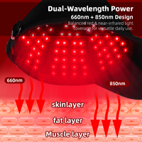 Redfy OEM ODM Dispositivo LED Infrarrojo NIR Inalámbrico Recargable, Batería de 3000mAh, 660nm 850nm, Gorra de Terapia de Luz Roja con Control Inteligente