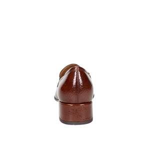 Mocassins en cuir pour femmes Tamaris, marron verni, talon bas - Product Image 4