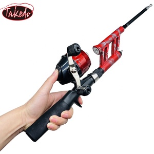 Takedo tn87 tích hợp carbon Rod với giấu câu cá dòng bánh xe di động đúc cần câu nhỏ gọn kính thiên văn loạt - Product Image 2