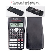 Calculatrice scientifique électronique à 240 fonctions avec affichage à 2 lignes (10+2 chiffres) pour étudiants, enseignants, salles de classe, lycées, universités