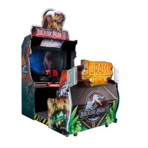 Simulateur de jeu d'arcade de tir en métal pour 2 joueurs Jurassic Park, machine vidéo à pistolets, console de jeu d'arcade à monnayeur, garantie 1 an - Product Image 4