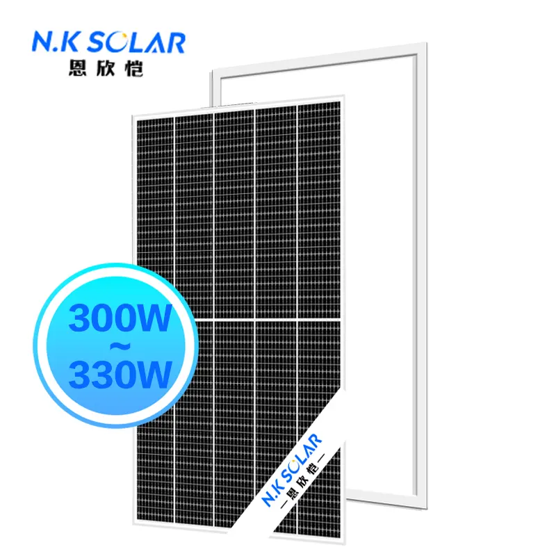 Nouveau design 300w panneaux solaires 320 watt 330 watt panneau solaire à vendre