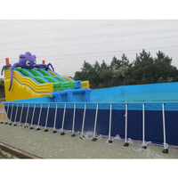 Piscine hors sol rectangulaire à structure en acier, adaptée à une utilisation familiale en extérieur