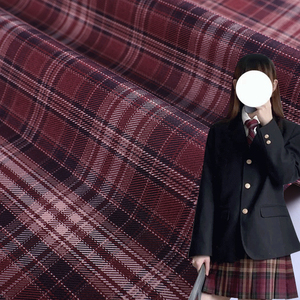 Stock Lot Design Mens Suit Shirt Grid Knitted 100 Polyester Jacquard Multicolor Check Fabric - Product Image 5