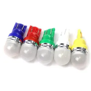 T10 W5W Bola Lampu Led Pinball Dasar Wedge 6.3V 5630 2SMD Kubah Beku Hijau Kuning Biru Merah Putih Bola Mesin Permainan Pinball