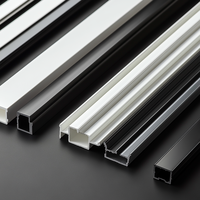 Profilé extrudé en PVC extrudé en plastique personnalisé durable de haute qualité pour matériaux de construction