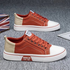 Zapatos Deportivos de Moda Coreana para Hombre, Primavera/Otoño/Invierno, Transpirables, con Entresuela de PVC, Cordones de Lona, EVA, Combinables con Todo - Product Image 4