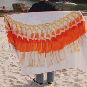 Grande serviette de plage avec sac de voyage, microfibre premium compressée, séchage rapide, antimicrobienne, sans sable pour enfants - Product Image 3