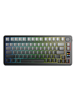 Keyboard Mekanik AULA S75 PRO Tiga Mode 80 Tombol Full Key Hot Swappable untuk Gaming dengan Layar TFT