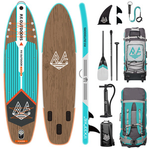Planche de paddle en bois de conception nouvelle, fabriquée en Chine, pour les sports nautiques, modèle PF92/1, planche de SUP en bois pour le surf - Product Image 1