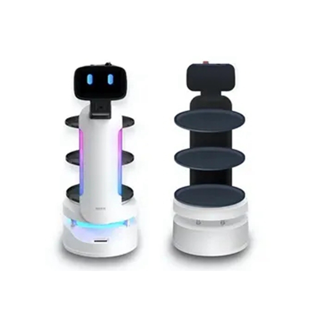2024 Most Popular Hot Sale Wholesale Food Delivery Robot Autonomous Service Robot for Hotel /Restaurant Hospital/Supermarket