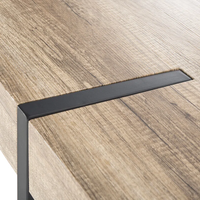 Table à manger en bois de manguier durable, finition bois naturel, table à manger en bois pour cuisine, salle à manger, restaurant, café, hôtel