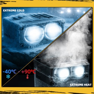 Prix Usine Sanvi S200 66W Accessoires Auto Lumière de Grille Centrale Tricolore Projecteur LED Auxiliaire pour Calandre Avant - Product Image 3