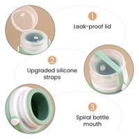 Bouteilles de voyage en silicone compressibles et rechargeables de 90/60 ml, bouteilles de voyage en silicone réutilisables avec logo personnalisé