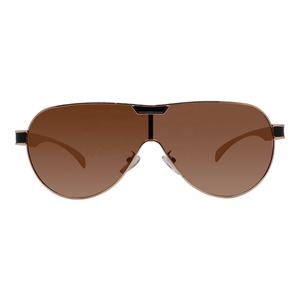 Trendy Büyük Boy Pilot Şeklinde Metal Punk Güneş Gözlüğü Altın Çerçeve Özel Logo Polarize Siyah Lensler UV400 Yüksek Kalite Unisex - Product Image 2