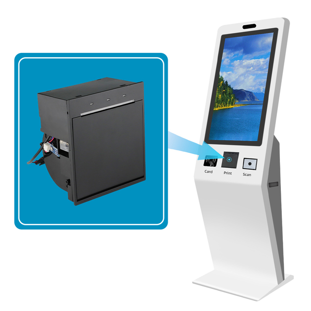 MASUNG E80I Black & White Thermal Panel Printer 80mm Ticket Printer for Self-service Kiosks & Parking System with USB/RS232