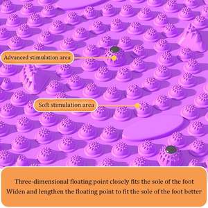 Sırt ağrısı ve stres rahatlığı için özel Logo ile şık ve rahat Tpe derin ayak akupresür refleksoloji kurulu - Product Image 5