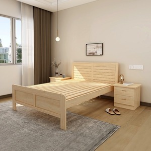 Bilido lit personnalisé <span class=keywords><strong>chambre</strong></span> lit en bois massif 1.5 m mobilier <span class=keywords><strong>d</strong></span>'appartement lit simple <span class=keywords><strong>pas</strong></span> <span class=keywords><strong>cher</strong></span> auberge hôtel <span class=keywords><strong>chambre</strong></span> standard - Product Image 4