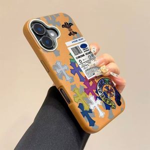 Coque de téléphone en PU de marque de mode en gros pour iPhone 17, style urbain cool, coque souple pour iPhone 16 15 14 13 12 11 Pro Max - Product Image 6