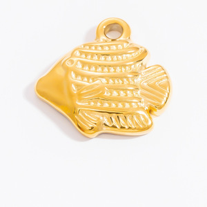 Pendentif en acier inoxydable, formes mixtes, plaqué or, pour la fabrication de colliers, accessoires de bijoux DIY PJ91607 - Product Image 3