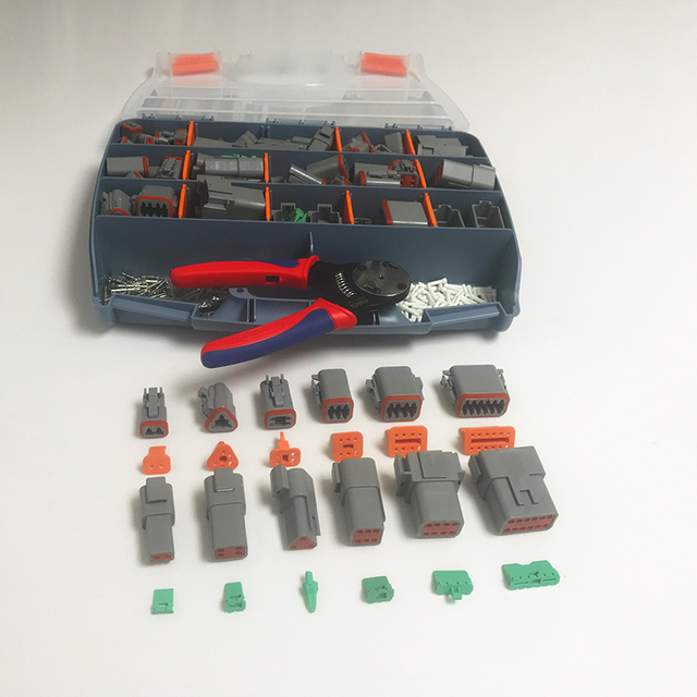 Hot Sale Automotive Truck Trailer HID LED Lamp Light Wiring Kits DT Deutsch Connecters 562pcs Auto Connectors Kit