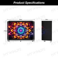 Station DJ : Façade de table, support portable, écran LED vidéo, compatible smartphones