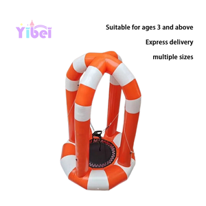 Popolare <span class=keywords><strong>Bungee</strong></span> <span class=keywords><strong>Jump</strong></span> Gonfiabile Commerciale Monoposto con Ventilatore per Parchi Trampolino per Bambini - Product Image 3