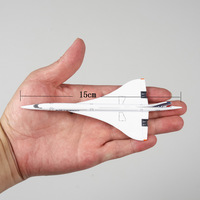 Modèle d'avion civil supersonique Concorde d'Air France en alliage métallique moulé sous pression, échelle 1:400, pour collection, exposition ou cadeau
