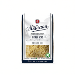 Molisana N 045 Pasta Ditali 500g Confezione da 24 Pezzi 100% Grano Duro Sacchetto in Bronzo - Product Image 3
