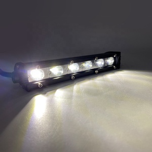 Barre lumineuse LED droite ADT de 6,9 pouces, 18 watts, couleur blanche, pour pick-up, VTT, UTV, bateau, camion, tout-terrain, 4x4, feux de travail LED de secours - Product Image 1