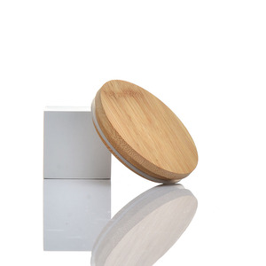 Tapas de Corcho de Vidrio de 7 mm con Extremo Fácil de Abrir y Tapas de Bambú de Madera para Frascos Mason de Boca Ancha y Portavelas de Vidrio al por Mayor - Product Image 2