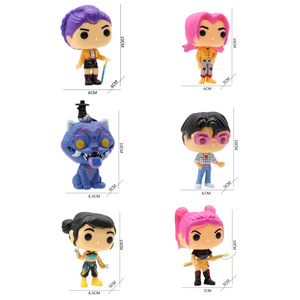 Figura de Acción de PVC de Chicas Cazadoras de Demonios, Juguete de Dibujos Animados de 10 cm, Muñeca Coleccionable de Anime con Función de Soplador de Aire para Regalos de Navidad - Product Image 6