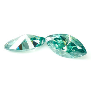 RTS Vente en gros Moissanite de laboratoire opalescente multicolore taille marquise certifiée GRA, taille libre 3mm-10mm Goldleaf - Product Image 5