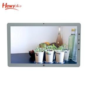 18.5 Inch White Android RK3566 CPU Advertising Player support USB SD Video Audio Play