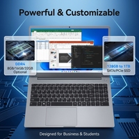Laptop Orientato verso il Business da 15,6 Pollici con Processore Intel I7-1195G7, Sistema Windows 10 e Opzioni di Memoria da 8GB/16GB/32GB