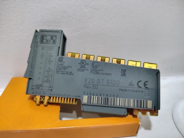 PLC  X20-BT-9100  LINK BUS TRANSMITTERAMP 24 VDC Warranty Product