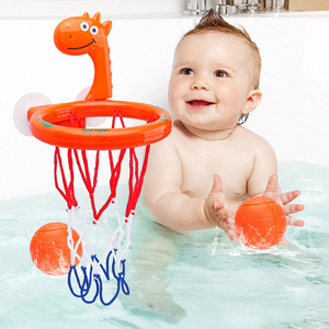 Jouet d'eau amusant pour bébé en plastique en forme d'ours, panier de basket-ball à ventouse pour le <span class=keywords><strong>bain</strong></span>, pour les enfants de 2 à 4 ans - Product Image 3
