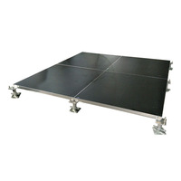 Tente de scène modulaire portable à faible hauteur avec cadre en alliage d'aluminium 1,22x1,22m 2x1m, haute capacité de charge, à vendre