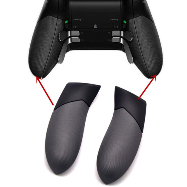 Both Right&left Protect Case for Xbox One Elite Gamepad Controller Rubber Grip Rear Handles Controller Grip for Xbox One Elite