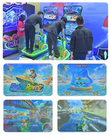 Machine de jeu vidéo de course de bateaux à monnayeur, simulateur de surf, machine de course de skateboard, machine de jeu d'amusement pour centres de jeux