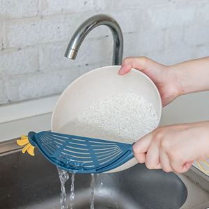Lavador <span class=keywords><strong>de</strong></span> Arroz Manos Libres con <span class=keywords><strong>Agitador</strong></span> y Colador, Utensilio <span class=keywords><strong>de</strong></span> Cocina con Asa y Cabezal Mezclador, Sin Contacto con el Agua, Colador <span class=keywords><strong>de</strong></span> Drenaje Rápido - Product Image 1