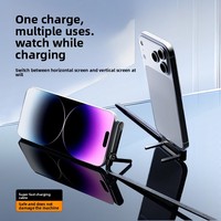 Adaptor Braket Ponsel Tipe-C 240W Pengisian Cepat Kabel Silikon Dual-C untuk iPhone & Tablet untuk Penggunaan saat Bepergian