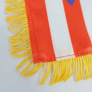 Bandera colgante de material satinado para ventana de <span class=keywords><strong>Puerto</strong></span> Rico, Mini bandera, decoración para espejo retrovisor de coche - Product Image 3