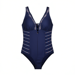 Costume da bagno intero da donna Buonic blu navy taglia 48 50 52 54 56 - Product Image 2