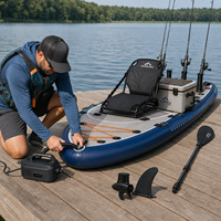 Kit complet de paddle board de pêche professionnel prêt pour moteur – Vente en gros