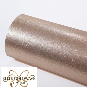 Papier cartonné pailleté couleur champagne 250g A4 avec poudre dorée pour emballage cadeau DIY et scrapbooking - Product Image 1