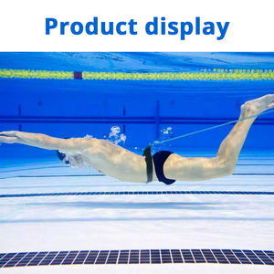 Logo personnalisé Accessoires de natation Équipement d'entraînement de <span class=keywords><strong>piscine</strong></span> <span class=keywords><strong>Ceinture</strong></span> élastique de résistance à la natation - Product Image 5
