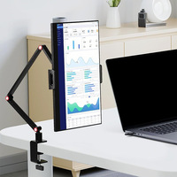 Support de bureau pliable en alliage d'aluminium pour téléphone portable et tablette, rotatif à 360 degrés